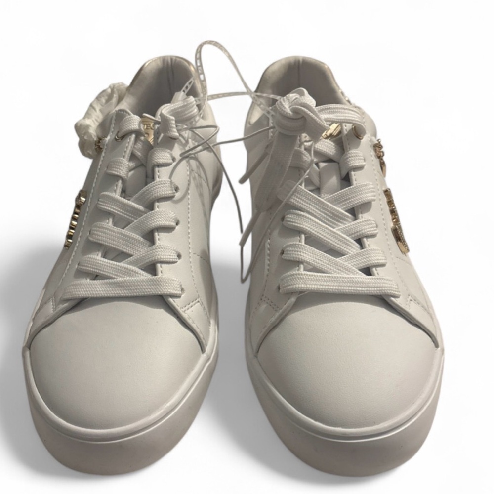Guess White and Gold Women's Sneakers